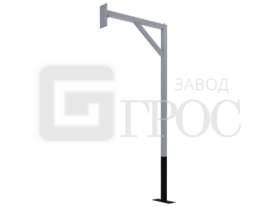 Стойка баскетбольная стационарная,  вынос щита  1,2м - изображение для сайта об Оренбурге